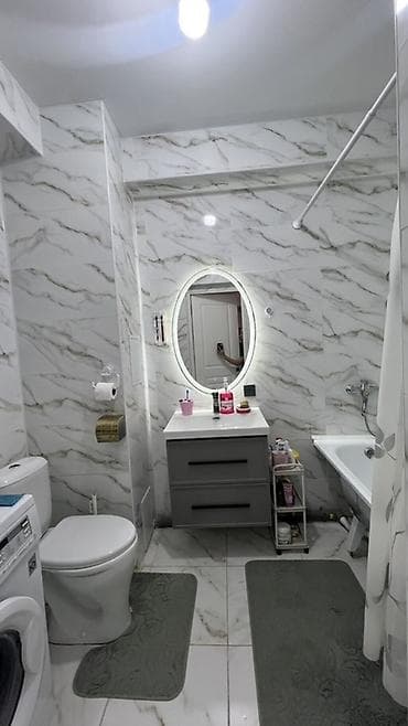 2 комнаты, 60 м², Ак-Орго ж/м Элитка, 7 этаж, Свежий ремонт — 9