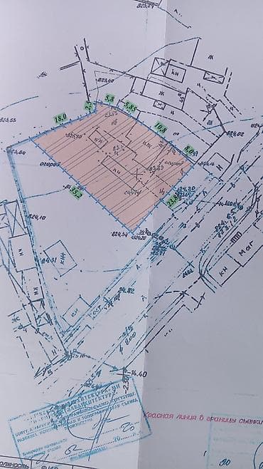 Земельный участок по топографической съемке - Объект: земельный at lalafo.kg Земельный участок по топографической съемке - Объект: земельный
