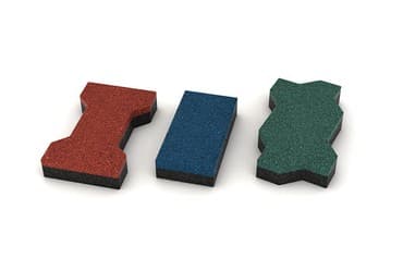 техническая резина: Резиновая плитка с рисунком французский веер размеры. 350мм*350мм — 5