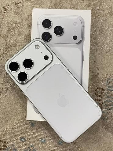 сумка кобура: IPhone 17 Pro, Колдонулган, 256 ГБ, Ак, Куту, 100 % — 2