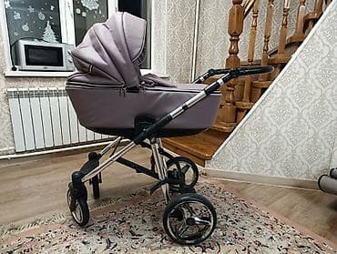 Детская коляска 2 в 1 (люлька + прогулочный блок) в