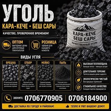 супер контик: Уголь Кара-Кече / Беш Сары — качественный топливный уголь — 1