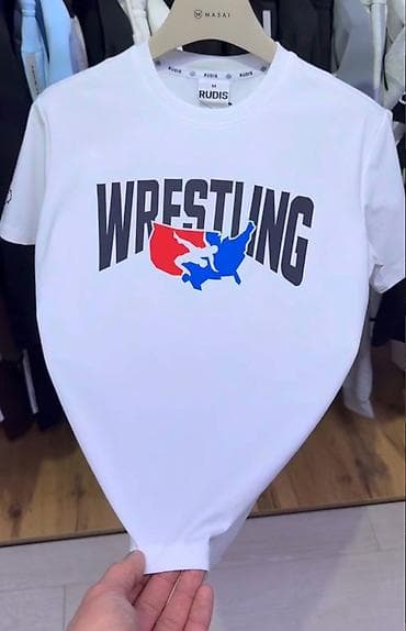джог: Футболка RUDIS “WRESTLING” - Спортивная футболка с крупным принтом — 4