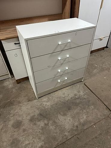 Комоды для одежды: Комод для одежды, Без зеркала, ЛДСП, цвет - Белый — 2