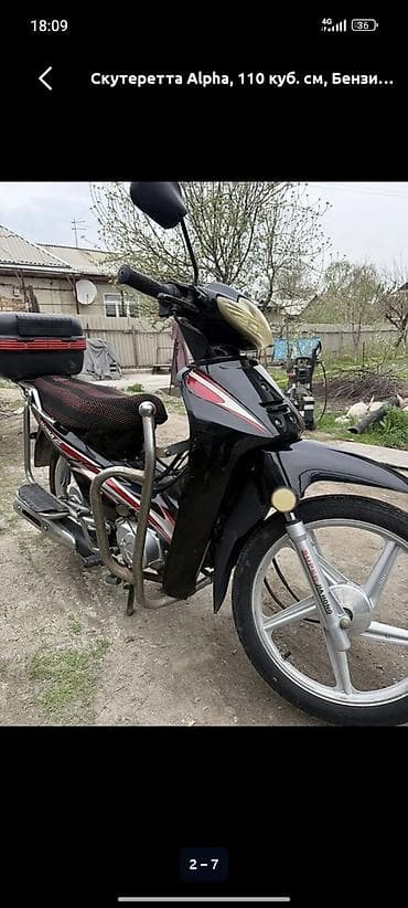 Скутеры: Скутеретта Alpha, 110 куб. см, Бензин — 1