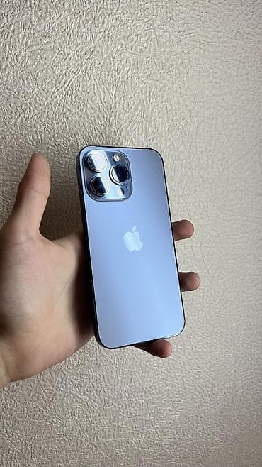 IPhone 13 Pro, Б/у, 128 ГБ, Sierra Blue, Чехол, 79 %