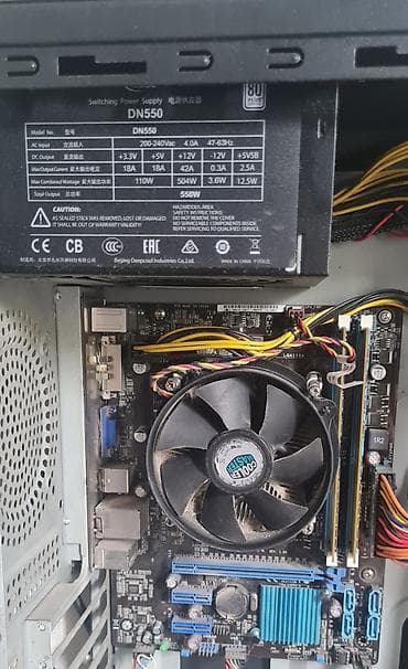 socket 1151: Материнская плата для ПК, Б/у, Asus, LGA1155 — 3