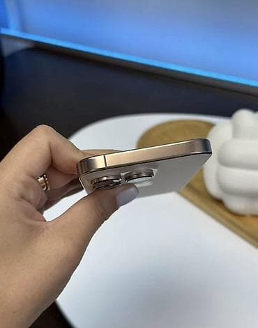 poco 5f: IPhone 16 Pro, Б/у, 256 ГБ, Natural Titanium, 90 % — 2