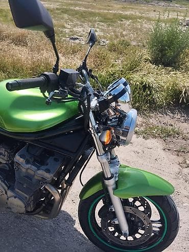 электро багги: Классический мотоцикл Suzuki, 600 куб. см, Бензин, Взрослый, Б/у — 7