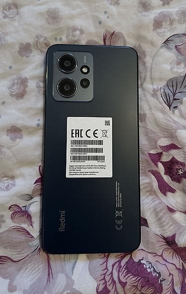 чехол редми 14 с: Redmi, Redmi Note 12, Б/у, 128 ГБ, цвет - Серый, 2 SIM — 1