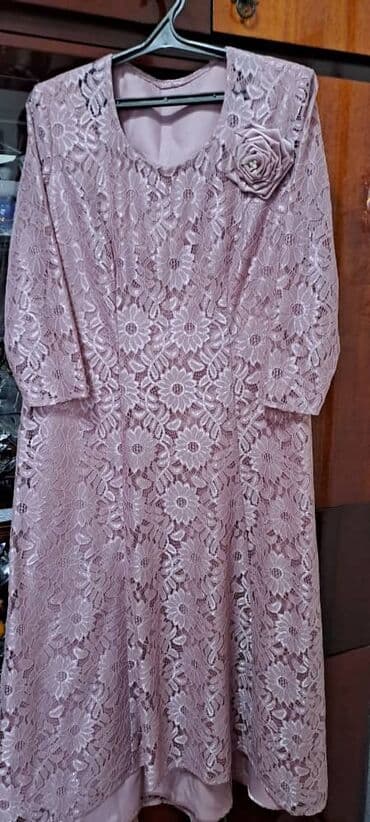 Платье гипюровое . Индивидуальный пошивнадето 1 раз. Размер 50 at lalafo.kg Платье гипюровое . Индивидуальный пошивнадето 1 раз. Размер 50