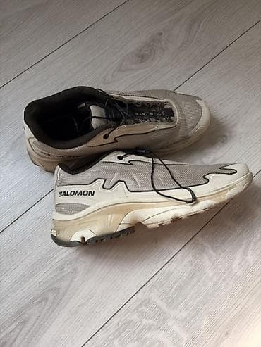 обувь саламон: Кроссовки Salomon XT-6 (арт. 470502), цвет бежево‑песочный. Очень — 3