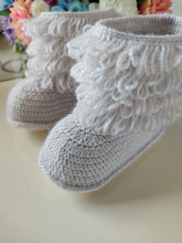 домашняя обувь: Детские домашние сапожки, размер любой — 4