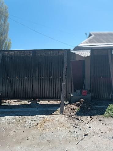 профиль примыкания: Распашные металлические ворота с калиткой - Тип: откатные ворота на — 1