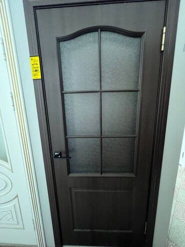 двери мешкомнатный: Межкомнатная дверь со стеклом, цвет - Серый, 200 * x 80 см, Новый — 3