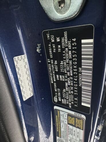 зимние шины с дисками: Kia Optima: 2019 г., 2.4 л, Автомат, Бензиновая, Седан — 9