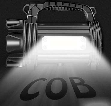 Үй жана бакча: 🔦 Мощный аккумуляторный фонарь Searchlight 889B (30W, 4800 mAh) — — 3