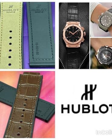 Ремешки на часы hublot, ulysse nardin, swatch, tissot, casio и др в