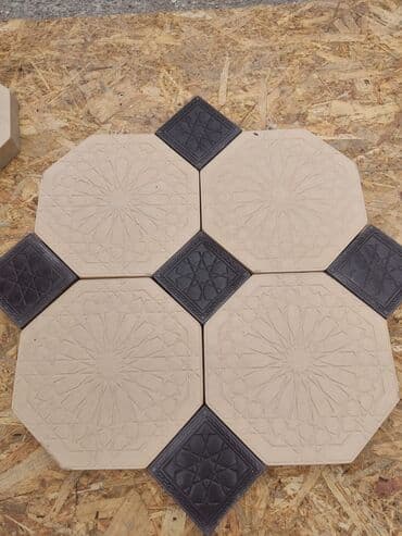 колцо бетон: Тротуарная плитка, Другая модель, Бетонная, Для двора, Новый — 3