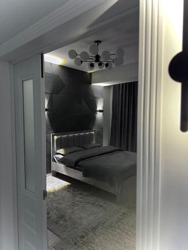 суточные кв токмок: 1 комната, Душевая кабина, Постельное белье, Кондиционер — 1