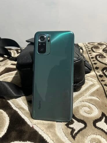 tecno pova 5 pro цена в бишкеке: Redmi, Redmi Note 10, Б/у, 64 ГБ, цвет - Зеленый — 1