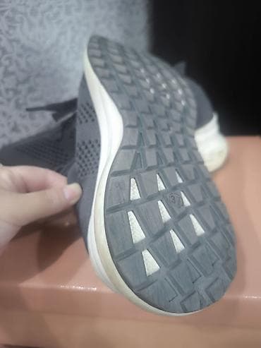 foot patch: Кроссовки серые, дышащие, вязанный верх - Верх: эластичный трикотаж с — 3