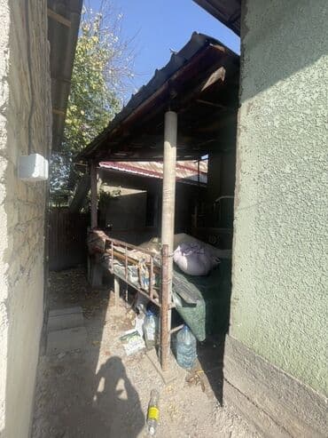 навесы перед домом: Чатыр, Бир кадам, Металл, Профнастил — 1