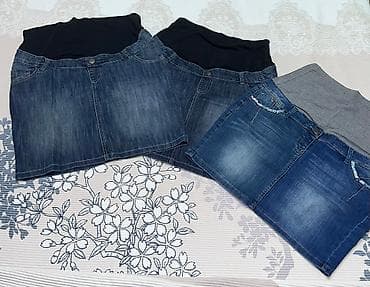 Продаю джинсовые юбки для беременных Германия Резинка очень комфортная