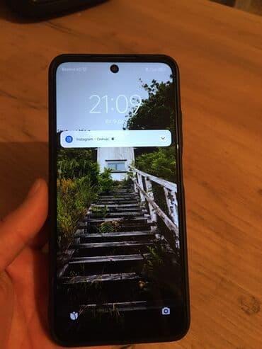 телфон б у: Redmi, Redmi Note 10, Б/у, 128 ГБ, цвет - Черный, 2 SIM — 1