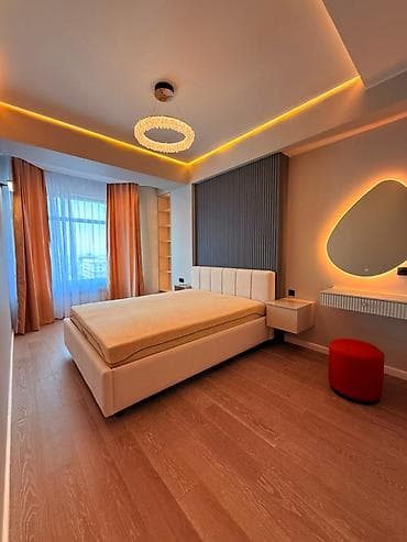 капстрой: 2 комнаты, 84 м², Элитка, Ак-Кеме (старый аэропорт) Элитка, 12 этаж, Дизайнерский ремонт — 7