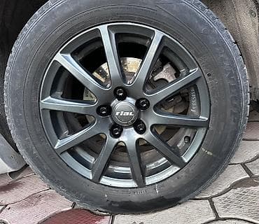 Шиналар жана дисктер: Дөңгөлөктөр монтажда 215 / 60 / R 16, Кыш, Колдонулган, Комплект, Жеңил унаалар, Куйма, тешиктери - 5 — 3