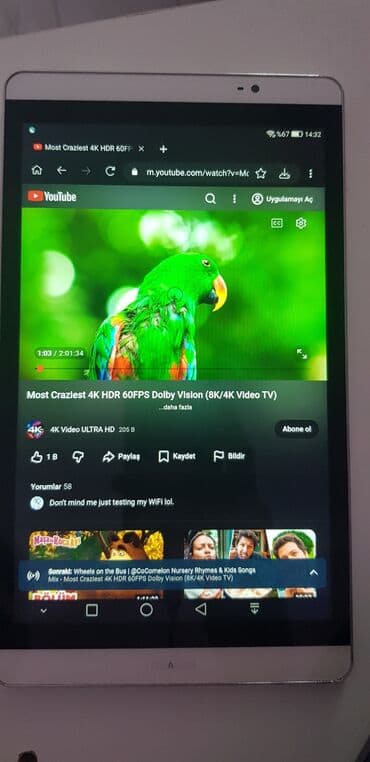 вай вай: Планшет, Huawei, память 16 ГБ, 8" - 9", Wi-Fi, Б/у — 3