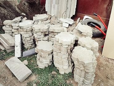 декоративный клевер: Тротуарная плитка, Другая модель, Бетонная, Для парковки, Б/у — 1