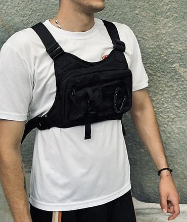 Другие сумки: Нагрудная тактическая сумка (chest rig), черная - Компоновка — 5