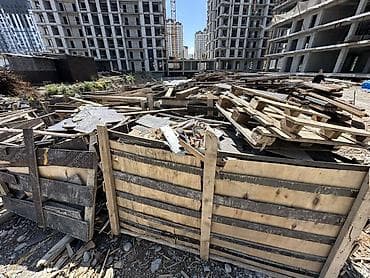 мебельные отходы: Обрезки опалубки/строительный лом из древесины и ламинированной фанеры — 3