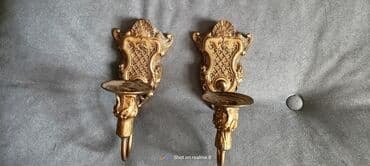 красивые вещи: Продаю красивые подсвечники под бронзу советские 2000 с за пару — 1