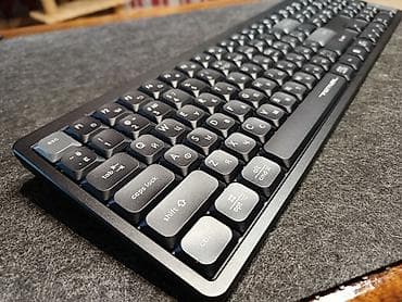 компьтер: Клавиатура, A4Tech, Кайчы, Bluetooth туташтыруу, Өлчөмү: 100% — 1