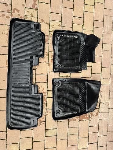 Родные Резиновые Полики Для салона Lexus, цвет - Черный, Самовывоз — 2