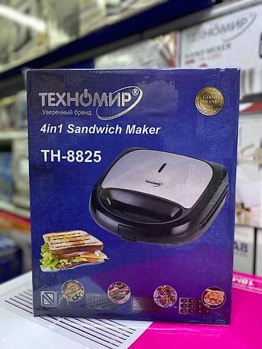 продаю вафельницу: Сэндвич-мейкер Техномир TH-8825, 4-в-1 Для заказа напишите свой — 2
