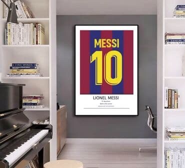 форма роналду: Картина Lionel Messi . Размер 40*30см — 1