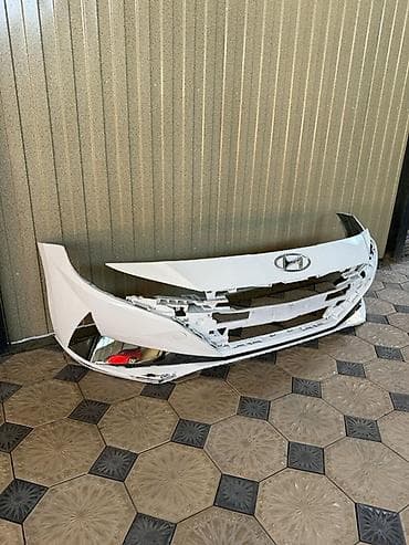 2020: Бампер Hyundai, Б/у, Оригинал — 2