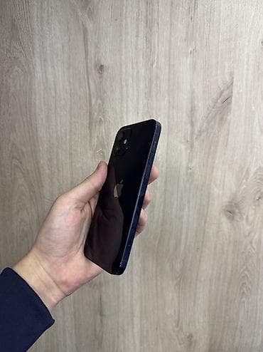 ТВ и видео: IPhone 12, Б/у, 64 ГБ, Черный, Защитное стекло, Чехол, 76 % — 5