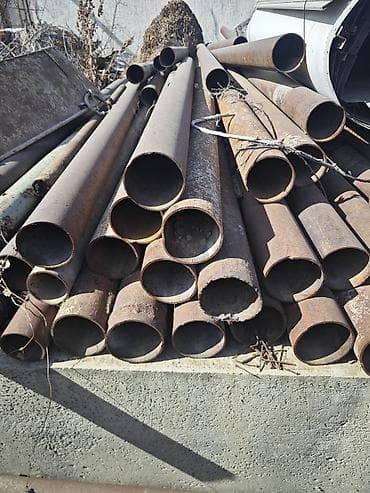Round pipe, Сталь, Бесшовная, Без покрытия, В розницу, Б/у