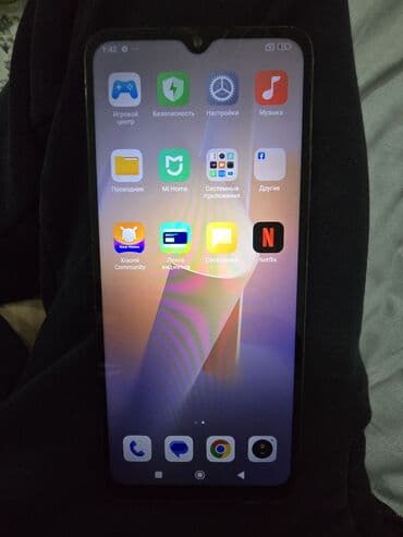 зеркало с камерой: Redmi, Redmi 12C, Б/у, цвет - Черный, 2 SIM — 2