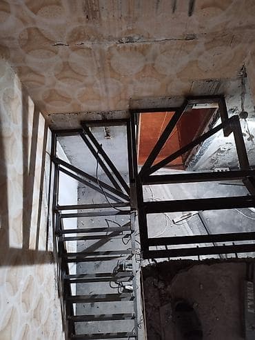 монтаж газ: Металлическая лестница Для дома, Бесплатный замер, Форма лестницы: П-образная — 6