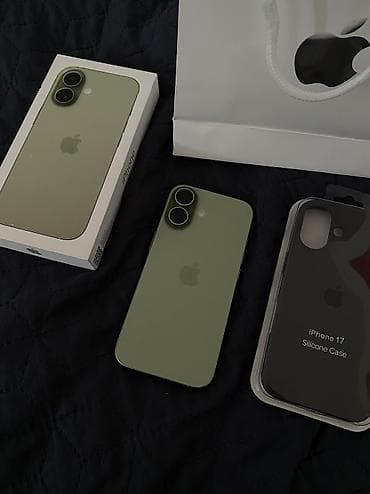 imac mini: IPhone 17, Новый, 256 ГБ, Зеленый, Защитное стекло, Кабель, Коробка, 100 % — 3