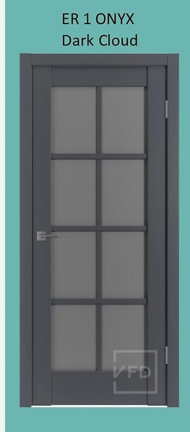 solutions elementary: Межкомнатная дверь ER 1 ONYX — модель Dark Cloud - Стиль: современная — 1