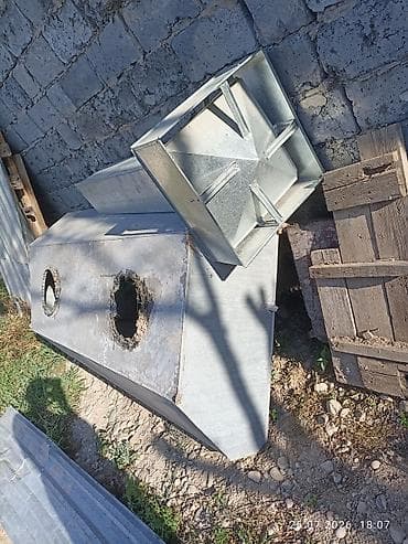 full construction: Вытяжной зонт с воздуховодом из оцинкованной стали для тандыра и печей — 2