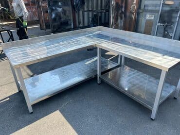 Стеллажи из нержавейки Стеллажи для столовой на заказ изготовим любые