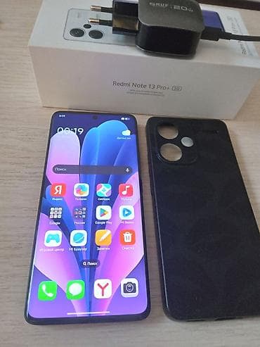 honor 50: Redmi, Redmi Note 13 Pro Plus, Б/у, 512 ГБ, цвет - Черный, eSIM — 1